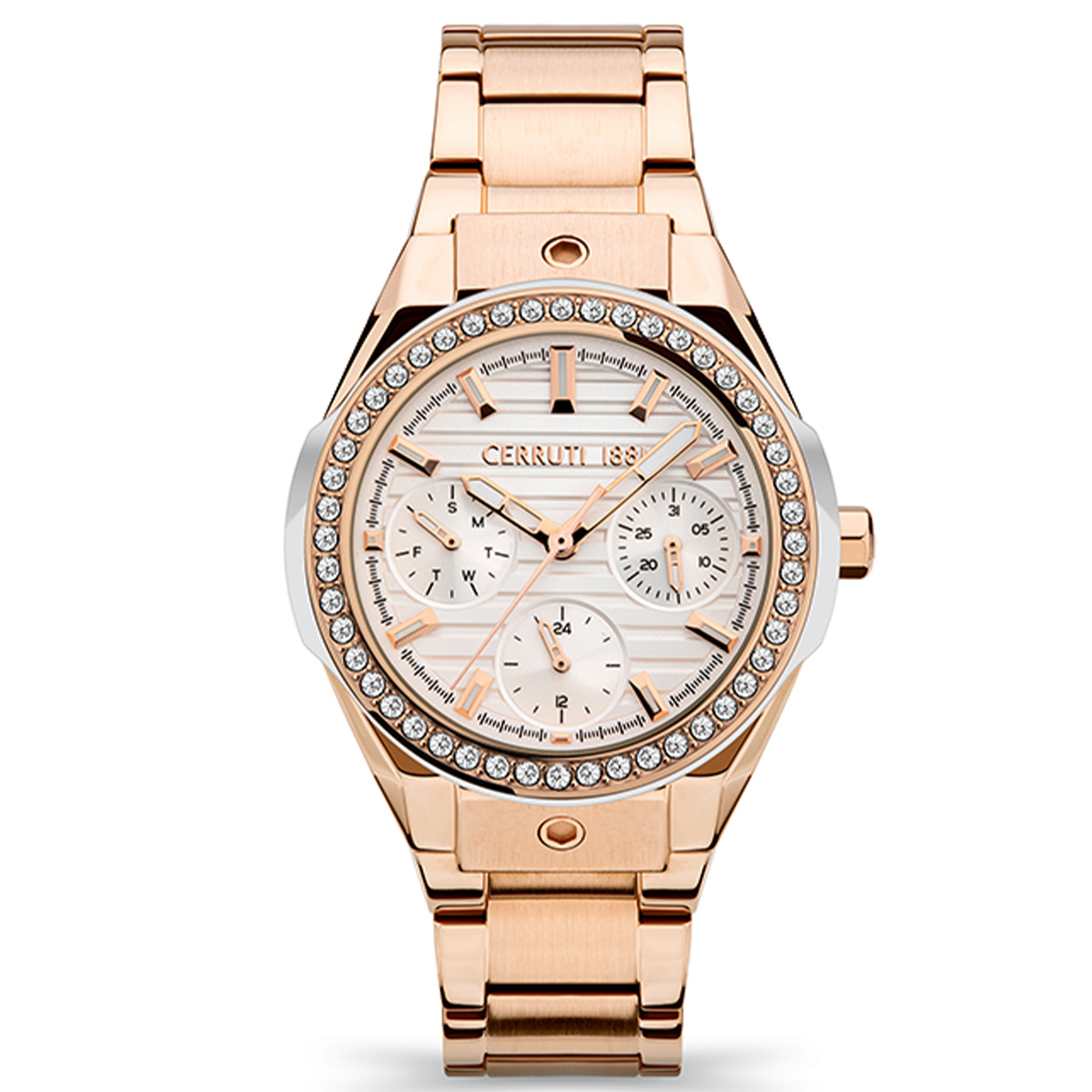 MONTRE CERRUTI FEMME M.FONCTION ACIER